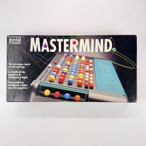 Vintage 1994 Mastermind Game Parker Complete Board Game - Counted